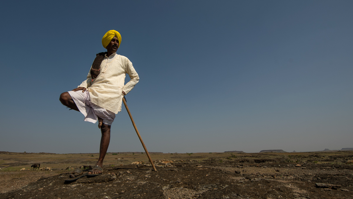 Dhangar camp in the monsoon