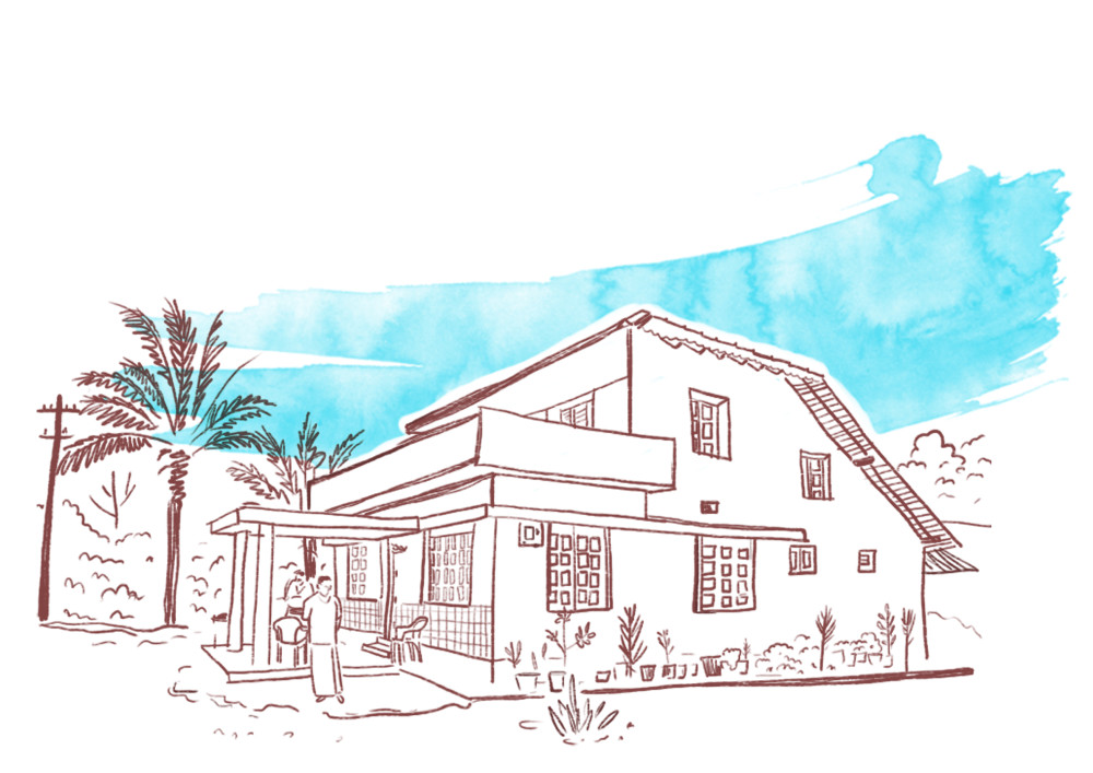 Suprita's house in the Kodagu coffee estate